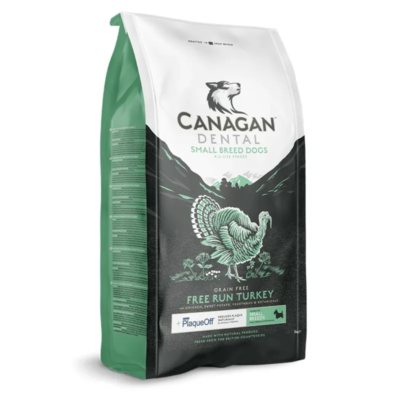 Canagan Small Breed Dental Free Run Turkey 2KG